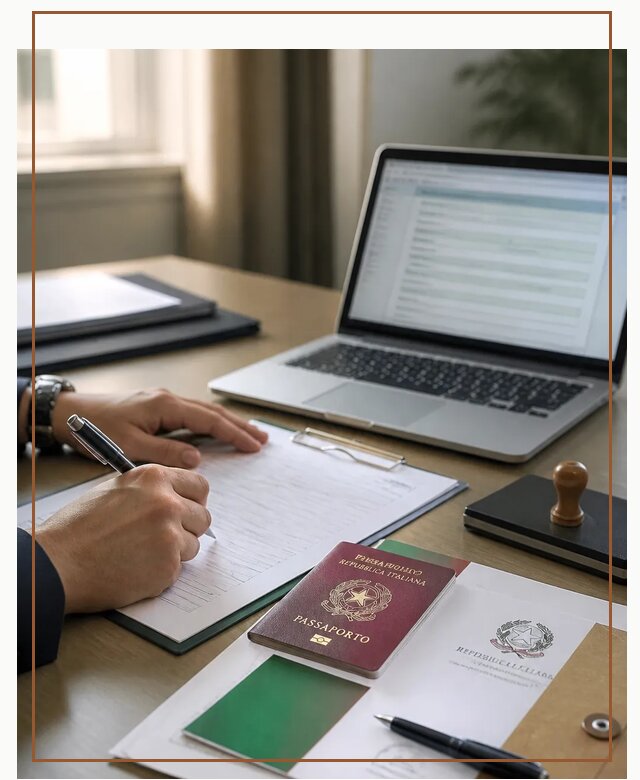 Оформление гражданства Италии в Мелеузе с сопровождением