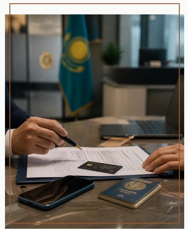 Открытие счета и банковской карты в Казахстане в Мелеузе